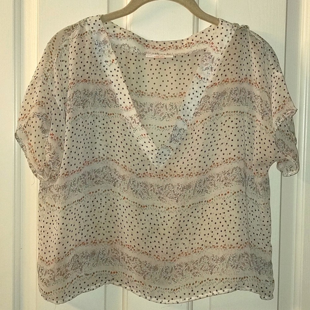 ❤️ Kaitlyn Beautiful Summer Blouse Sz Sm